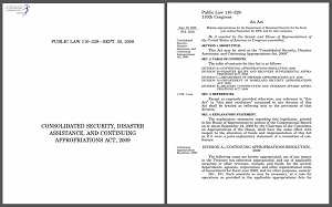 Consolidated Security, Disaster Assistance, and Continuing Appropriations Act