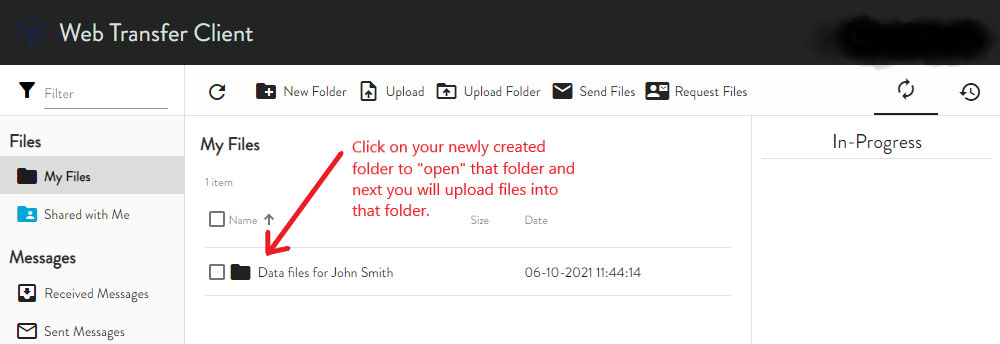 Upload New Folder