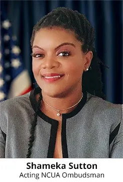Shameka Sutton, Acting NCUA Ombudsman